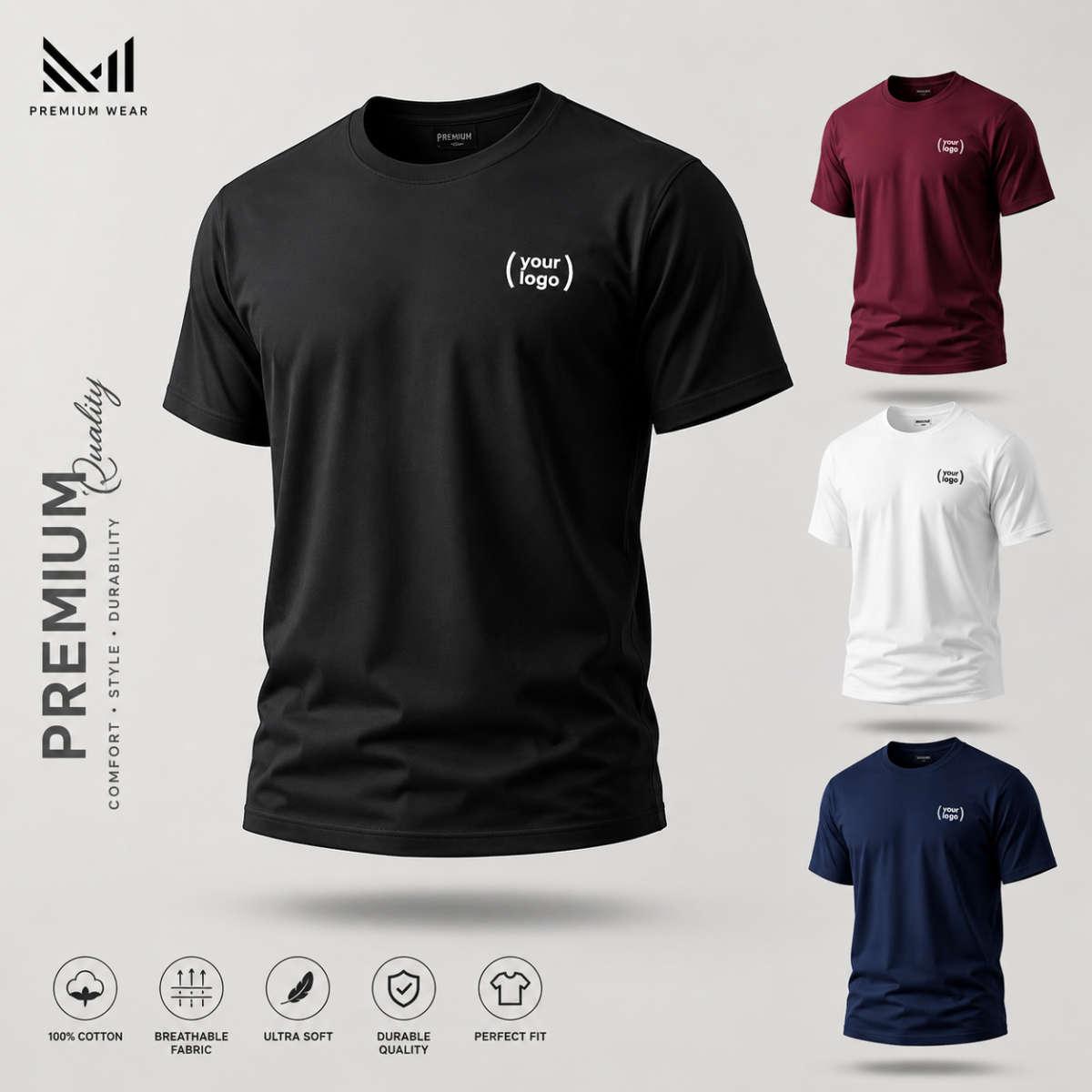 Classic Cotton T-Shirt Primium